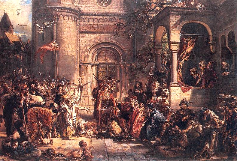 Jan Matejko Reception of the Jews A.D